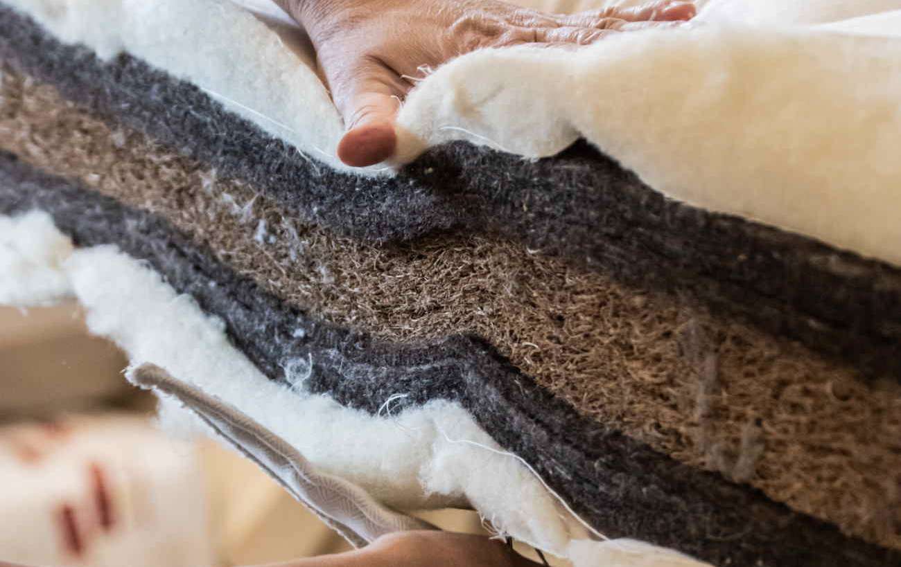 Naturmatratze im Detail