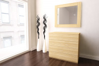 Kommode ZEN m. 4 Schubladen, 90x80x50 cm Buche, Natur unbehandelt