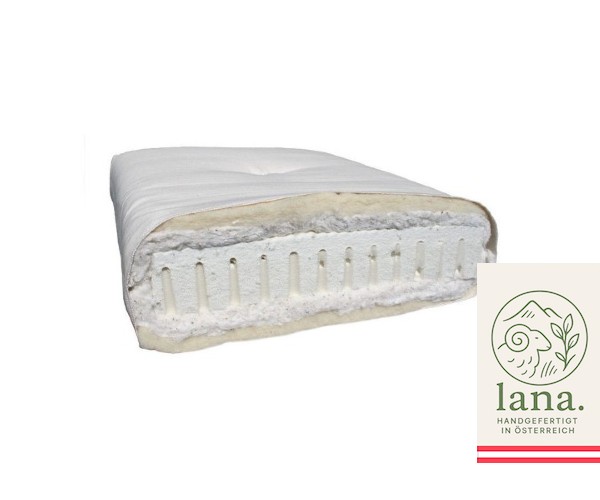 Bio-Futon DESHI comfort – Naturlatex und Schurwolle in Bio-Qualität