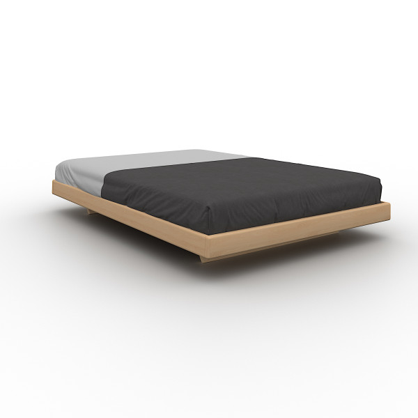 Bett UKIOTO, Buche massiv - inkl. Lattenrost