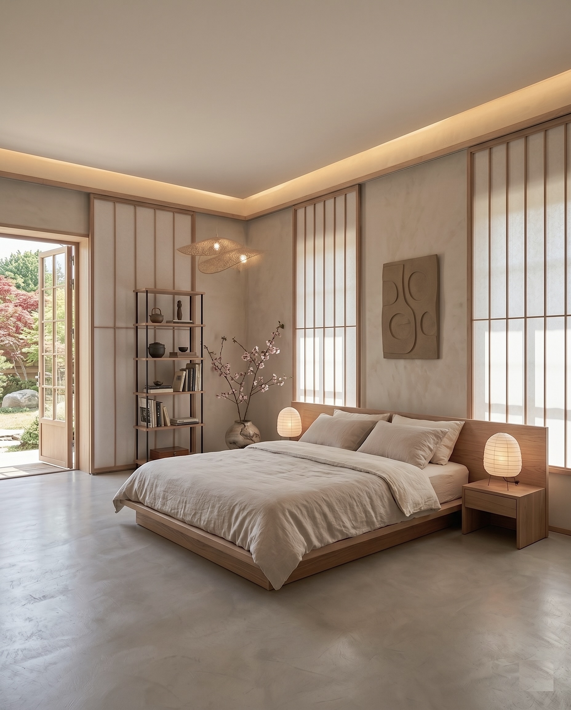 Japandi Schlafzimmer