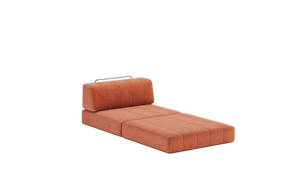 CozyPad Schlafsessel ausgeklappt