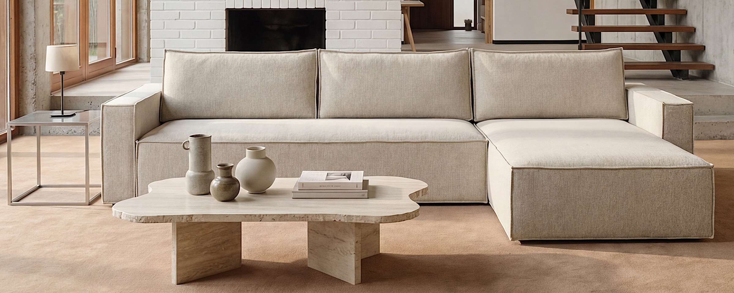 Newilla Lounger Schlafsofa im Wohnraum