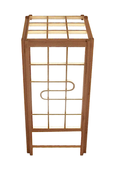 Bodenleuchte - Holzrahmen mit Shoji-Vlies bespannt, Höhe 70 cm