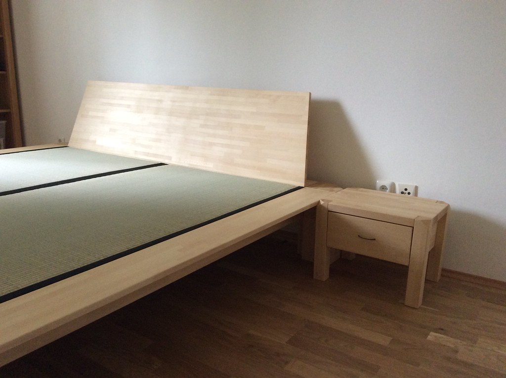 Futonbett mit Tatami — Detail G