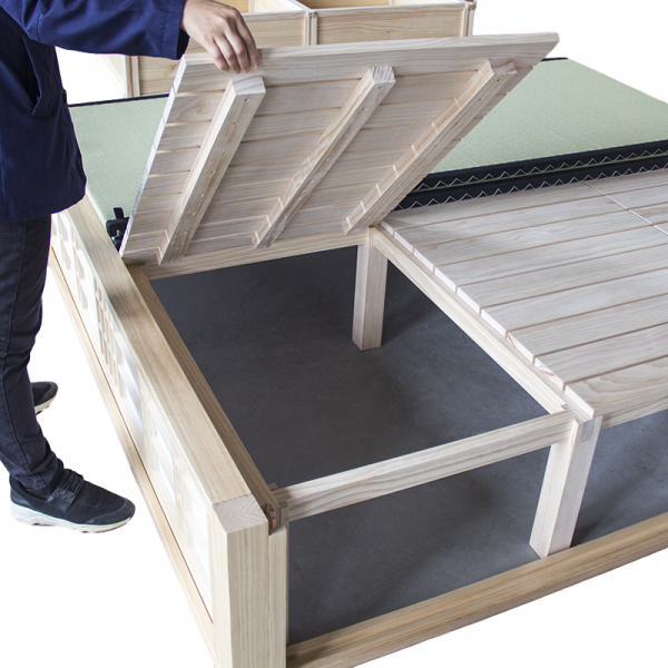 Bett, Hochbett, tatamibett, tatami-bett, bett mit stauraum | Jo-Ko